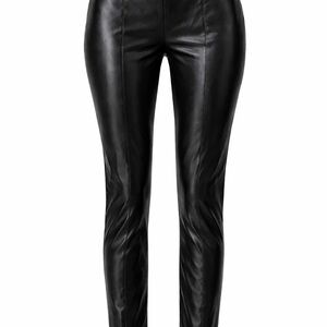 NWT B.yu Nero Sleek Black Faux Leather Leggings - Women's Pants